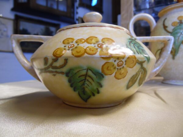 Koffie- , suikerpot, melkkan plateel Diana - Afbeelding 2