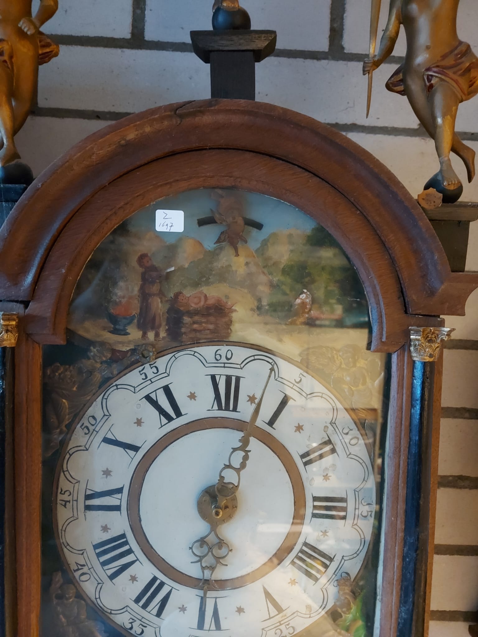 Friese staartklok met mechanisme - Afbeelding 2