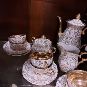 Vintage porseleinen mokkaservies