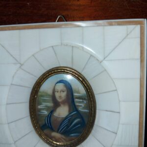 Miniatuurportretje van Mona Lisa