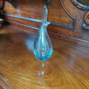 Vintage Deense glazen vaas