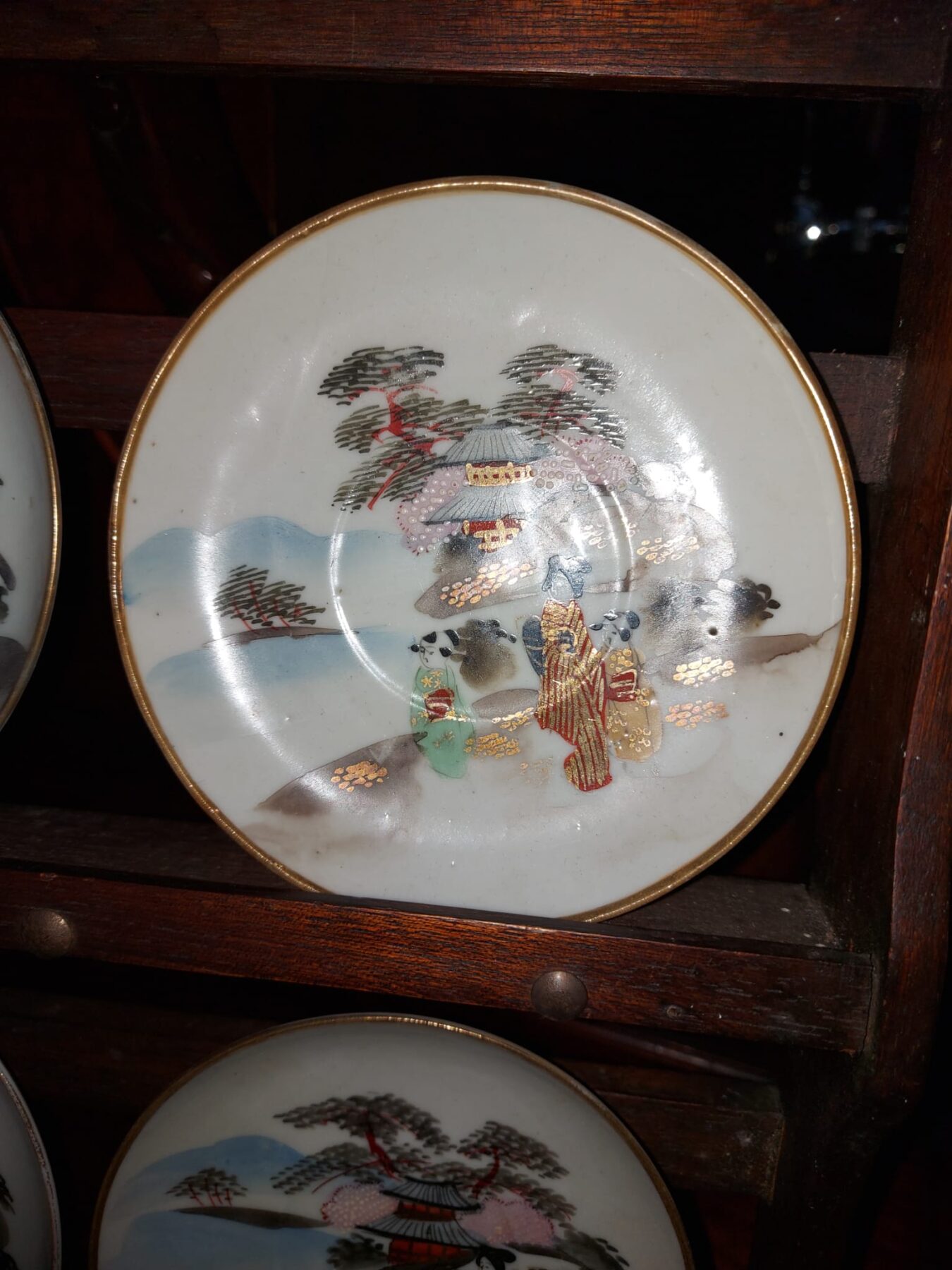 Rekje met 6 kop en schotels - Afbeelding 3