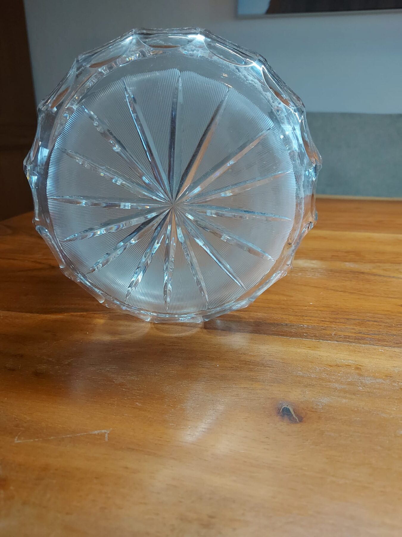 Vintage kristallen kom - Afbeelding 2