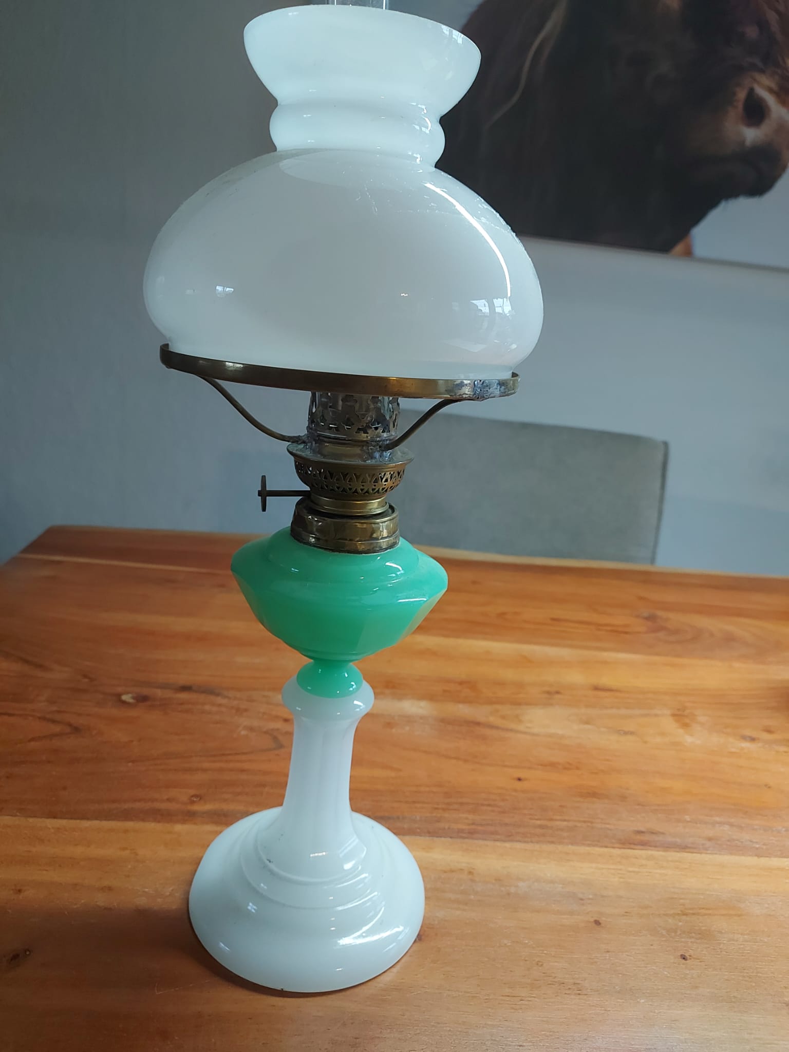 Petroleum- of olielamp - Afbeelding 2