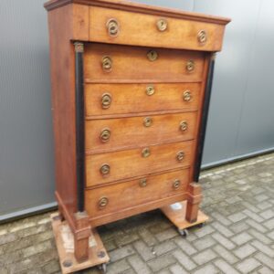 prachtige antieke eiken empire chiffoniere